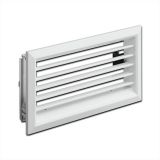 Pluggit Abdeckgitter -  Stahl, weiß lackiert  PL123