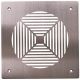 Pluggit Zuluftblende aus Edelstahl - Design Square PL134