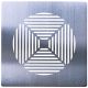 Pluggit Abluftblende aus Edelstahl - Design Square EVBP5